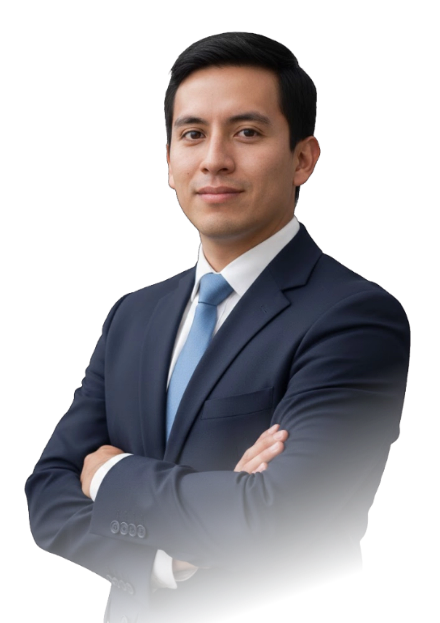 Profesional CFA con los brazos cruzados